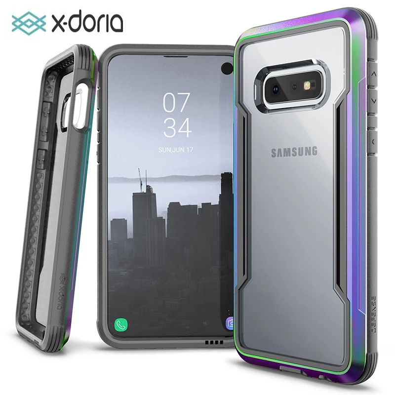 X-Doria Defense Shield Phone Case For Samsung Galaxy S10e Military Grade Drop Tested Coque Aluminum Cover |