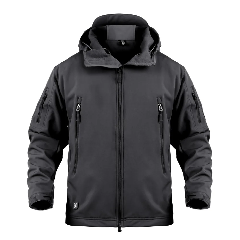 XS-5XL 145 см бюст Мужская охотничья куртка камуфляжной расцветки с капюшоном Женское пальто для кемпинга скалолазания V5.0 тактическая уличная куртка из кожи акулы Софтшелл