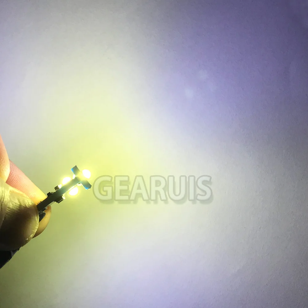 2 шт. T10 W5W Canbus 3 SMD 3030 LED Вт без ошибок купольная карта для чтения зазор лампы