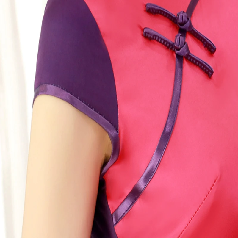 Cheongsam атласное платье с принтом Qipao винтажное улучшенное осеннее традиционное китайское длинное платье вечерние платья для матери свадебное платье