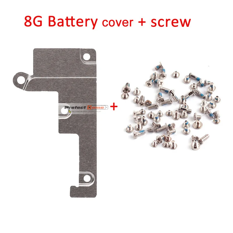 8G battery screws Батарея FPC гибкий кабель крышка+ Полный Винты для iphone 5 5S 6 6S 7 8 plus внутренний металлический кронштейн клип держатель запчасти - Цвет: 8G battery screws