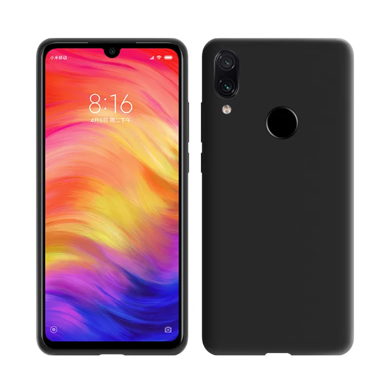 Жидкий силиконовый чехол для Xiaomi redmi Note 7, мягкий чехол для смартфона redmi 7, чехол для Xiomi Xaomi redmi Note7, 6,3 дюймов, чехол