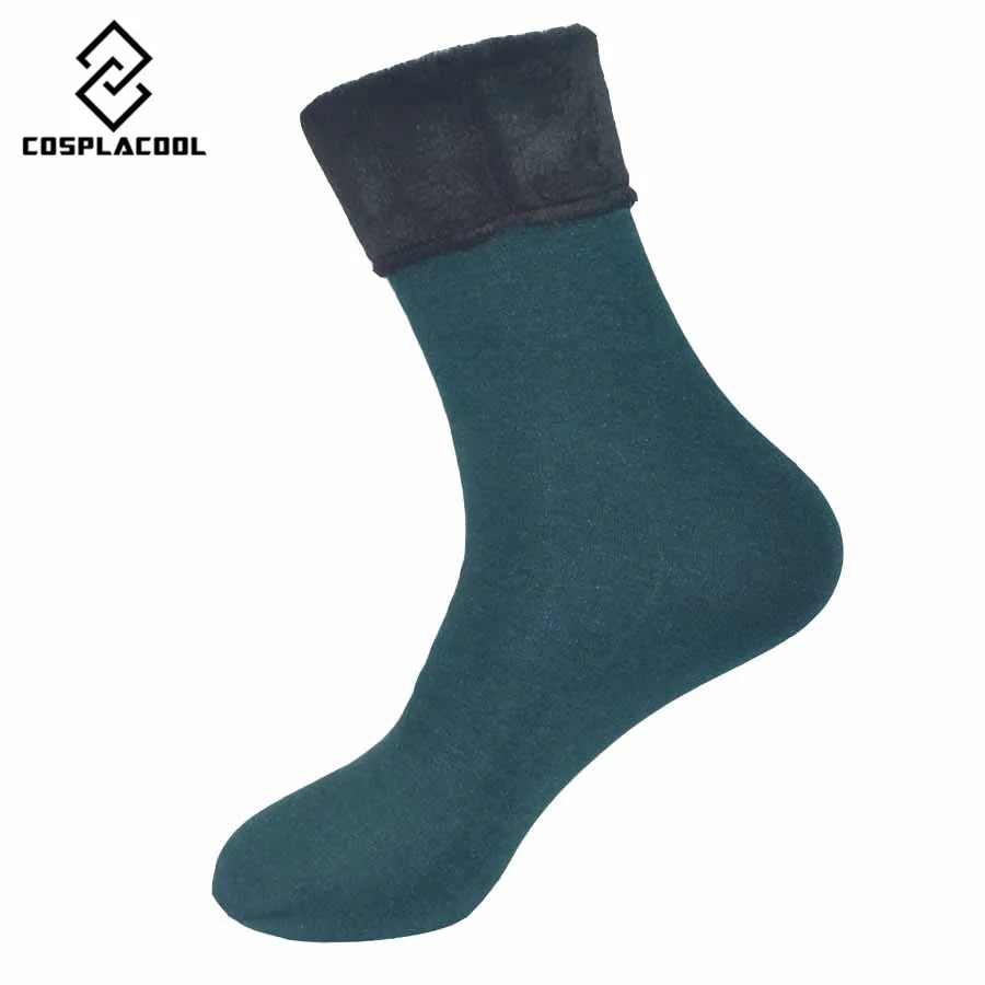 [Cospacool] Новинка Теплые популярные женские носки для пар Очень толстые кашемировые