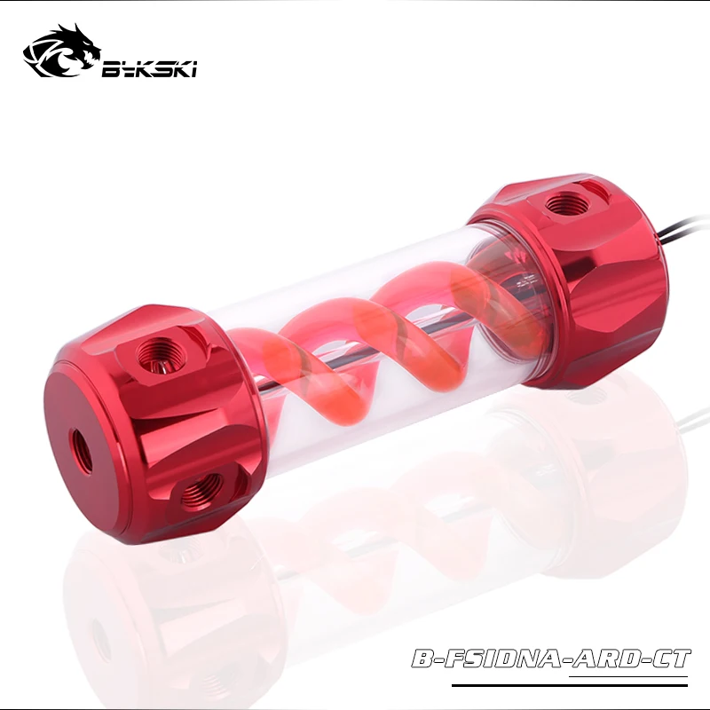 

Bykski B-FSIDNA-ARD-CT Metal Cap T-Virus DNA Reservoir Red 190/260MM