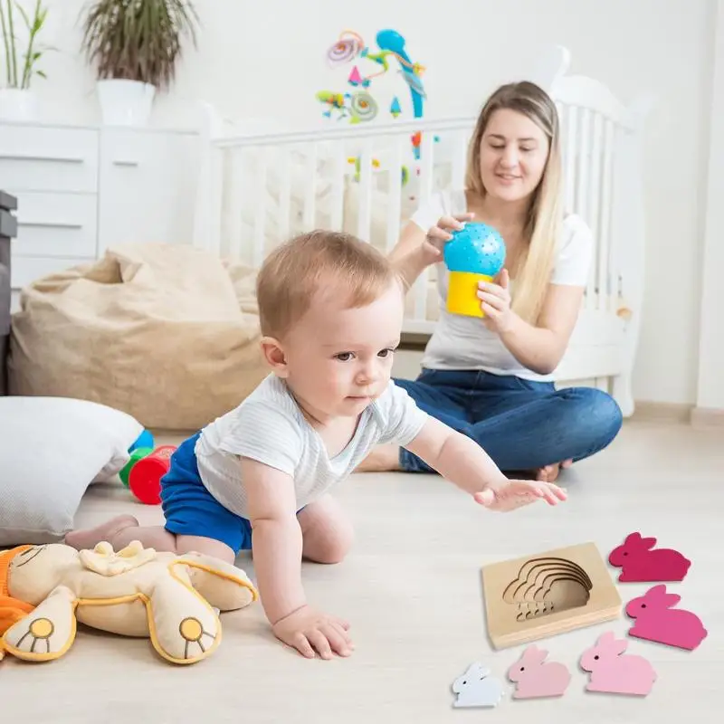 Новые Деревянные игрушки для детей, животные, картонная 3D головоломка, многослойная головоломка, детская головоломка, игрушки для детей, обучающие средства для раннего возраста