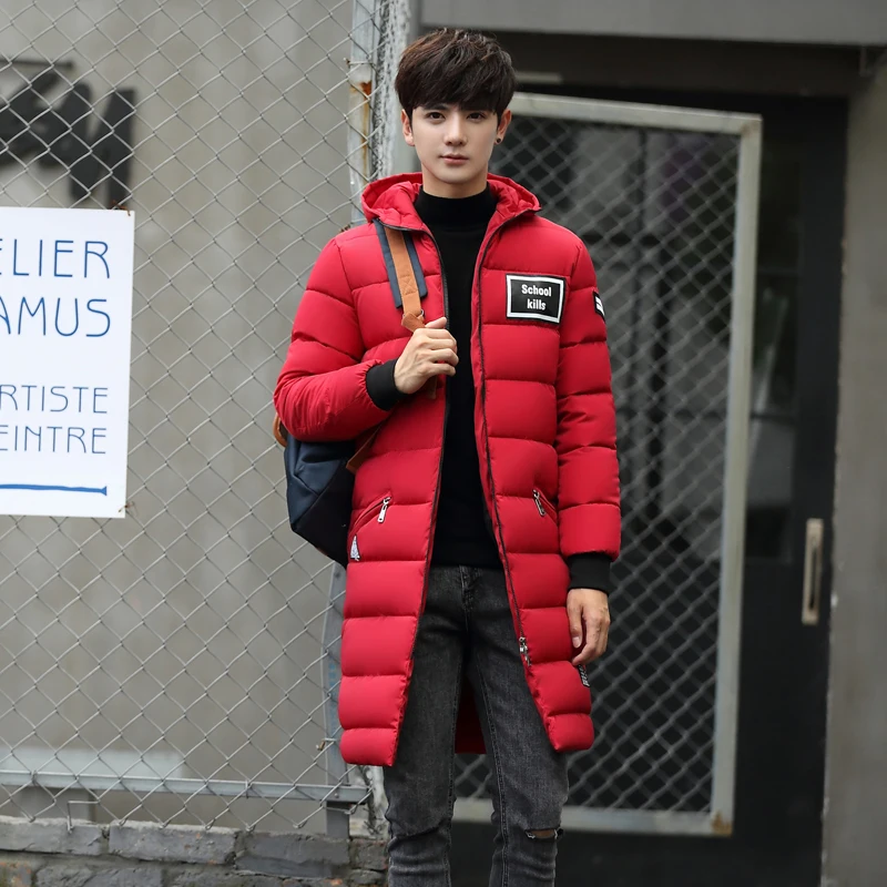 2017 Модный с капюшоном треугольный патч печатных длинный участок теплый хлопок