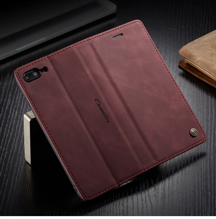 Ретро кожаный 360 магнитный чехол для Coque iPhone 7 Чехол-книжка для телефона чехол для iPhone 7 7 Plus Fundas