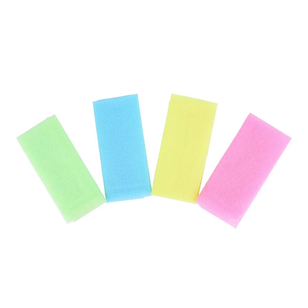 1Pc Nylon Japanese Exfoliating Beauty Skin Bath Shower Wash Cloth Towel Back Scrub Multi Colors 3 Hot Sale | Красота и здоровье