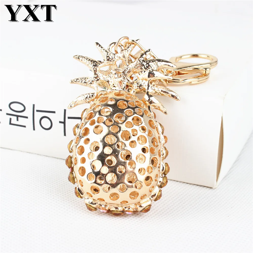 Брелок для ключей с большим ананасом и фруктами|key key chain|keyrings giftswedding chain |