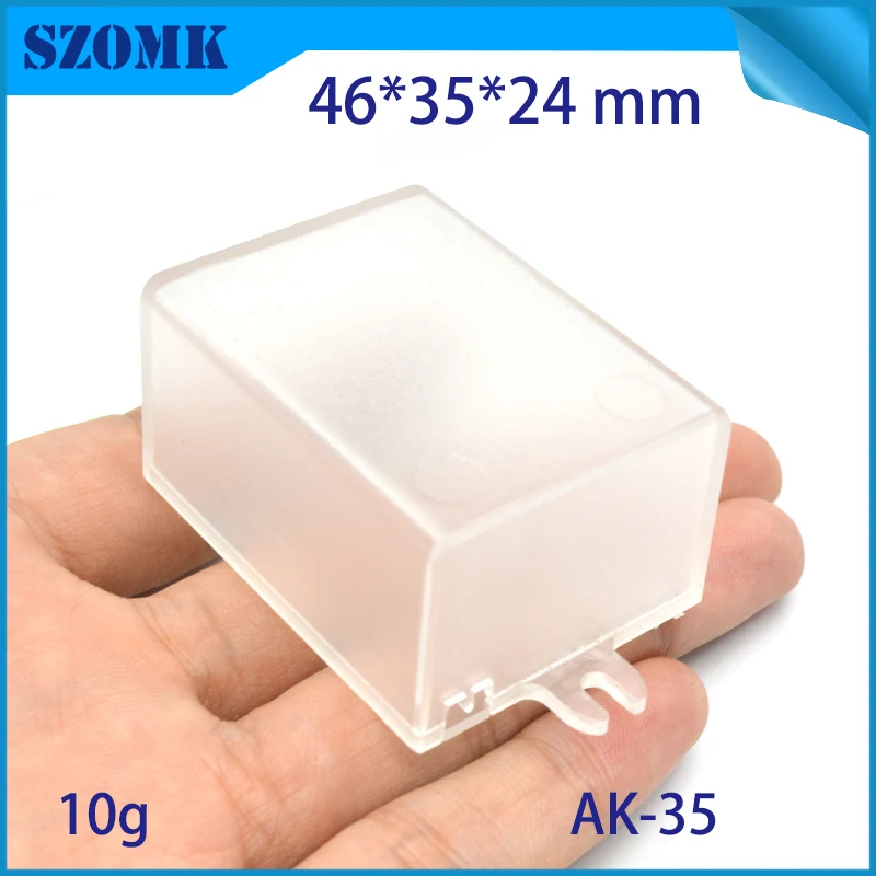 Пластиковый прозрачный корпус szomk из АБС-пластика 50 шт. в партии светодиодная