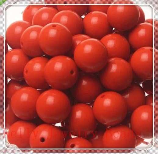 Новые модные детские крупные ожерелья сделай сам акриловые Круглые бусины 105 шт.