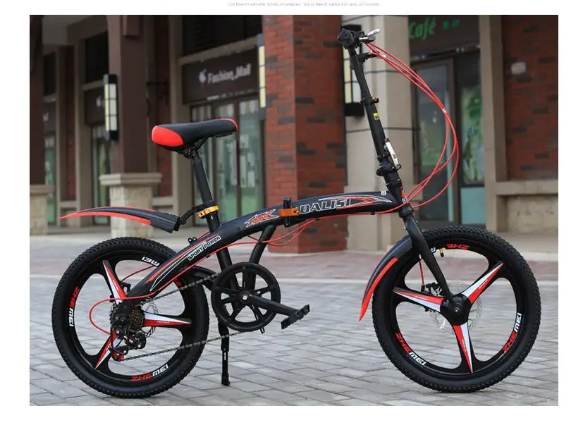 Высокое качество 20 "7 скорость 7 S складной велосипед дорожный MTB стальная рама