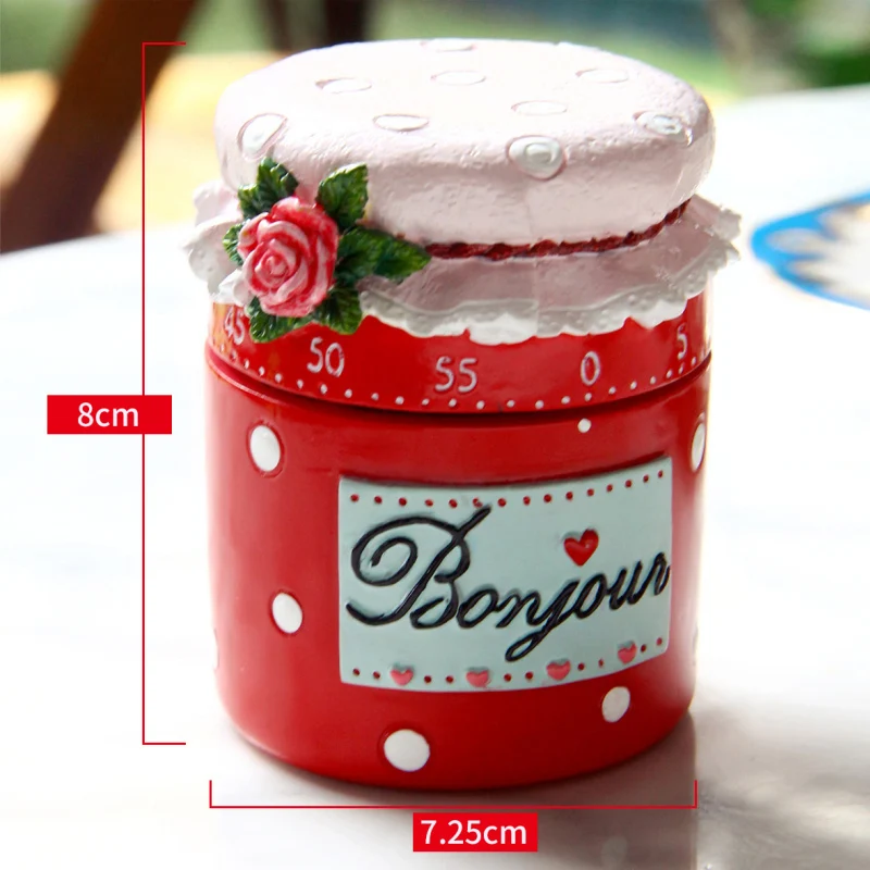 ORZ прекрасный механический кухонный Таймер Будильник приготовление обратного