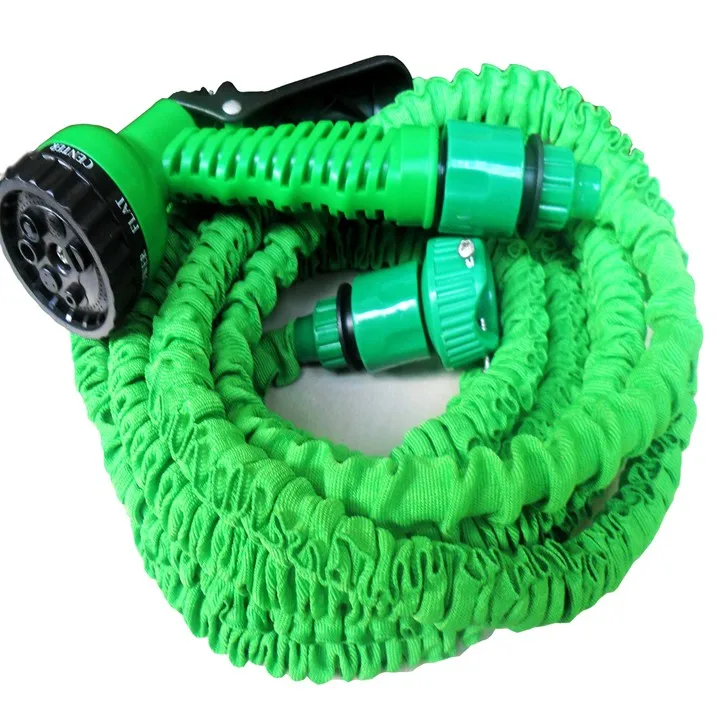 

50FT Length high pressure Retractable Garden Water gun Set Hose Expandable 7 Spray Nozzle