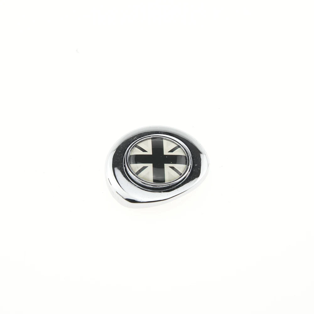 Серый флаг Великобритании хромированная полированная отделка кнопка запуска и