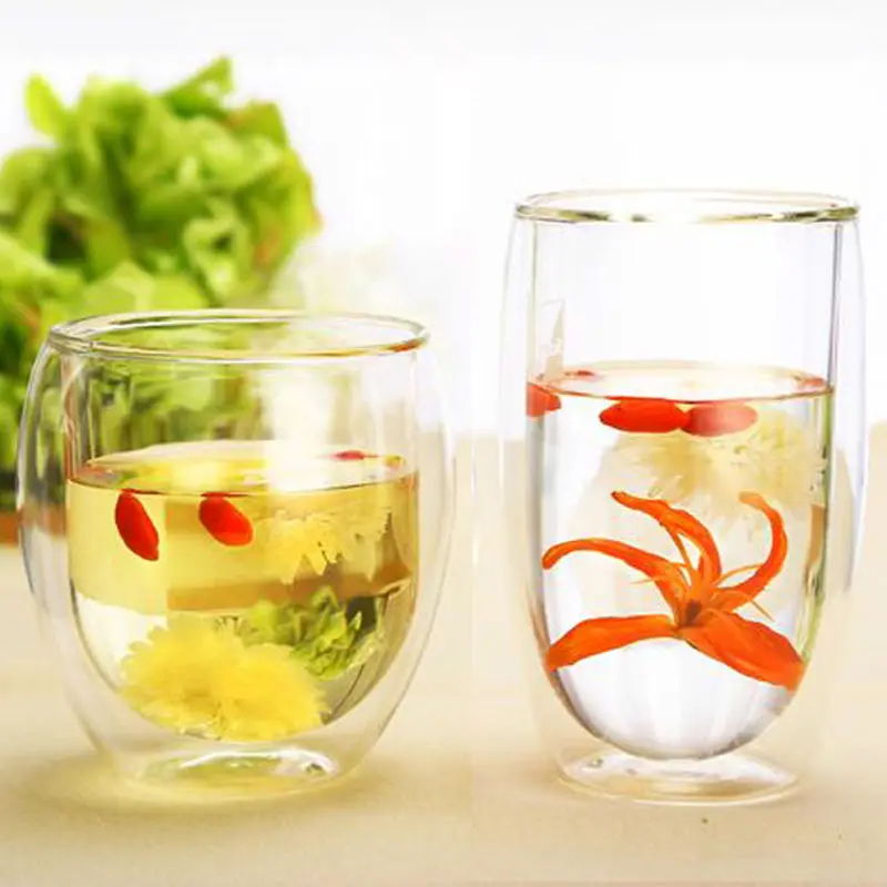 400ml Handmade Healthy Double layers Coffee Tea Cups | Дом и сад