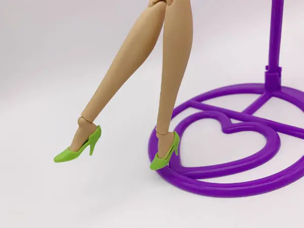 Кукольная обувь зеленые туфли на высоком каблуке игрушечная аксессуары для