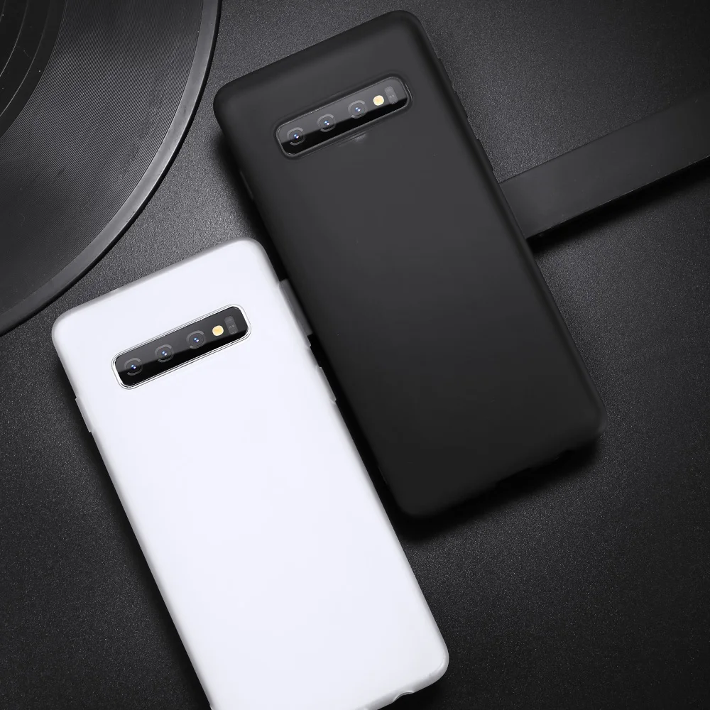 KISSCASE Ультра мягкий ТПУ чехол для samsung Galaxy S7 Edge S8 Plus Гладкий силиконовый S9 S10 Capa |