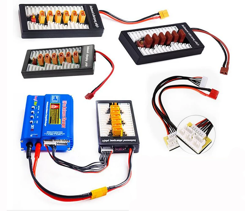 Мульти 2 S-6 S Lipo параллельная сбалансированная зарядная плата XT60 Разъем для RC зарядное устройство B6AC A6 720i литиевая батарея зарядное устройство часть