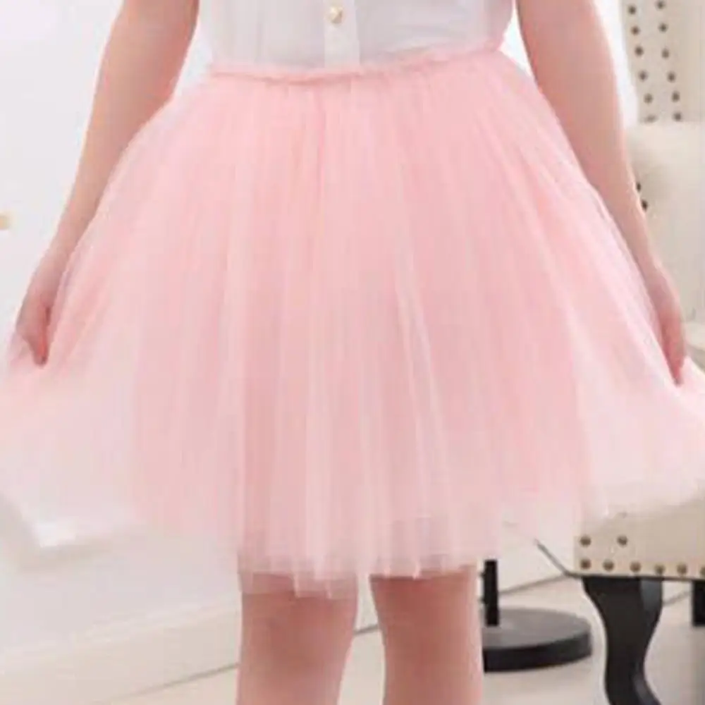 Летняя мода шифоновая юбка пачка для маленьких девочек длинные юбки детская