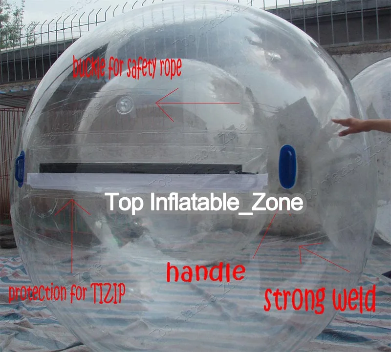 ТПУ zorb мяч водяные шары 2 м дизайн, супер качество пузырь езды, надувные шары для Прогулки по воде