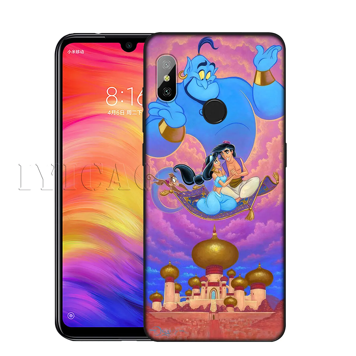 IYICAO Anime Aladdin Cartoon Soft Silicone Phone Case for Xiaomi Mi 10 9 9T CC9 CC9E 8 SE A3 Pro A1 A2 Lite 6 pocophone f1 |