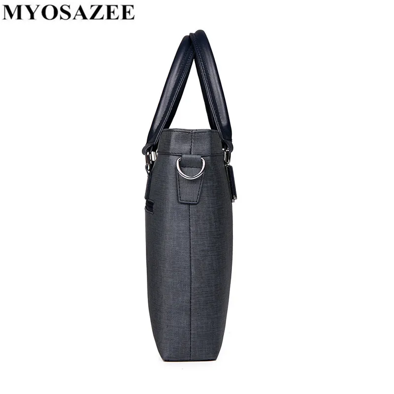 MYOSAZEE классический дизайн мужской портфель из искусственной кожи s мужские повседневные деловые сумки мужские офисные портфели сумки Сумка для ноутбука дорожная