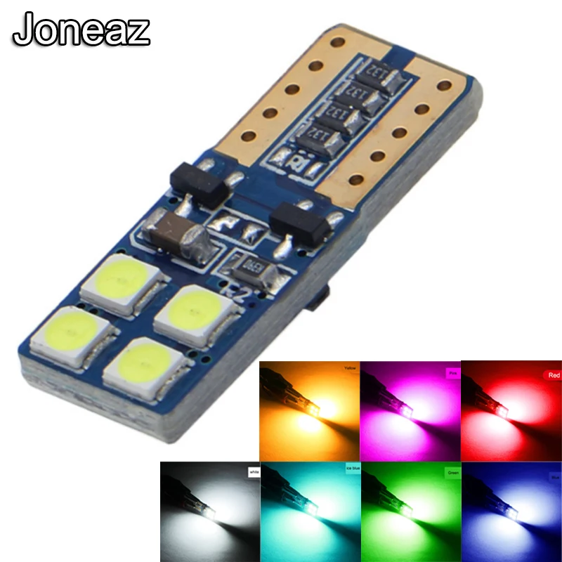 Joneaz 20x3 W Светодиодные Автомобильные фары T10 canbus W5W 168 194 12v автомобильная лампа для