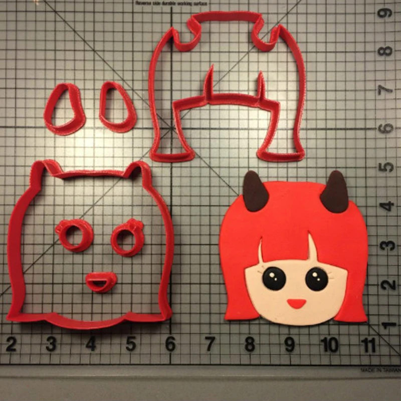 Дизайн дьявола печенья custom made 3D печать помадка форма для кекса формы торт
