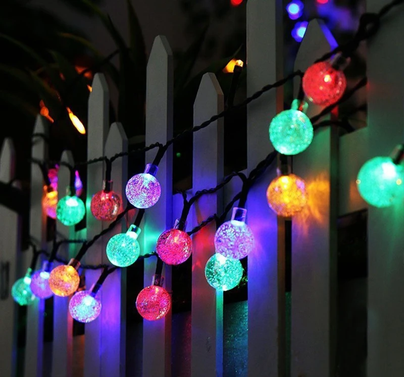 Солнечные Лампы Хрустальный шар водонепроницаемый красочный Фея открытый