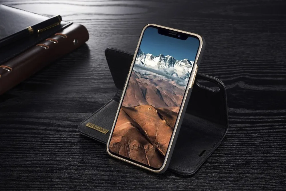 Для iPhone 11 Pro XS Max XR X 6 7 8 Plus pu ретро кожаный бумажник съемный магнитный чехол для карт 2 в 1