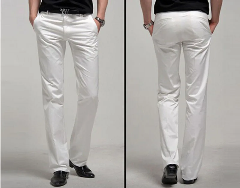 Men's Business Suit Pants Spring And Summer Slim Fit Trousers High Quality Zipper Brand Design 9 Colors Y1275 | Мужская одежда