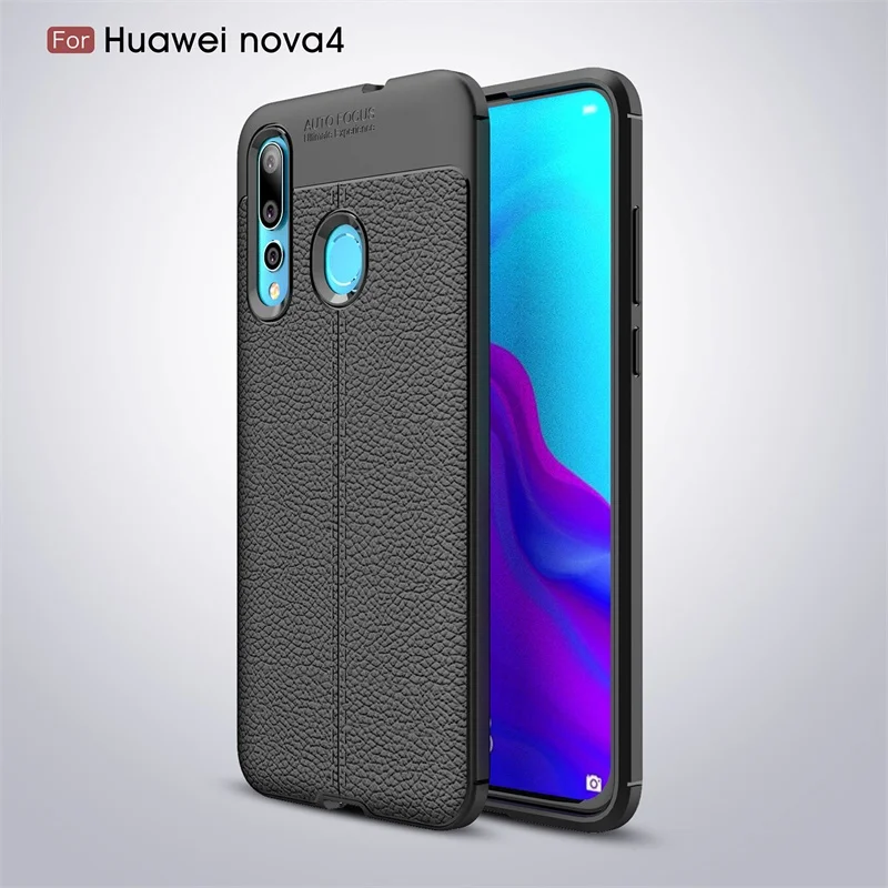 Чехол s для huawei Nova 4/Nova 4 Премиум чехол роскошный силиконовый мягкий из ТПУ