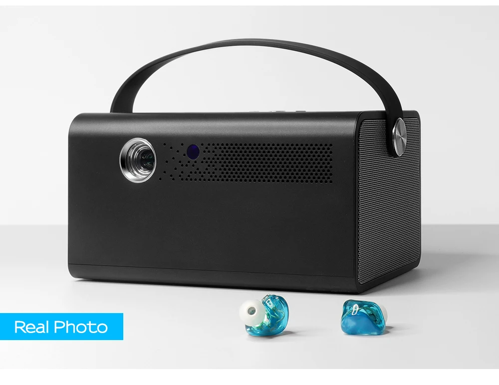 Новейший мини-проектор AUN V7, 1280x800 P, Android WIFI Bluetooth светодиодный проектор. Поддержка 4K видео, портативный 3D домашний кинотеатр