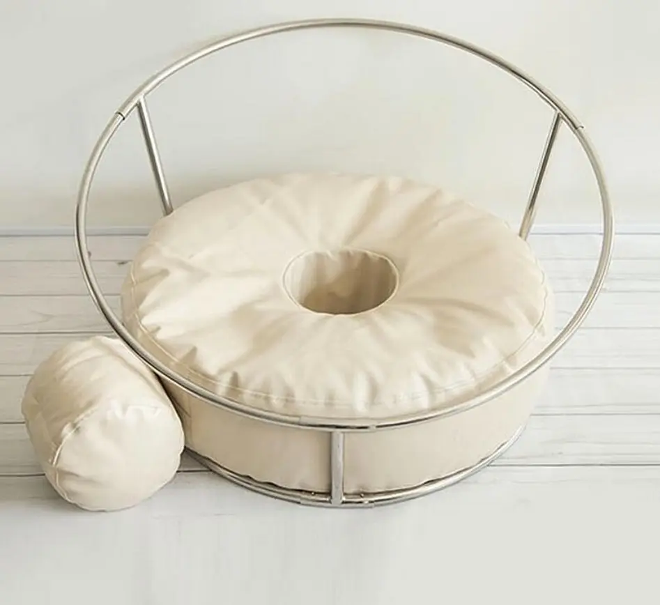 Детские аксессуары для фотосессии Bean bag(наполнитель) bPofiller lystyrene foam beads+ круглая полка+ 6 зажимов+ сумка для новорожденных