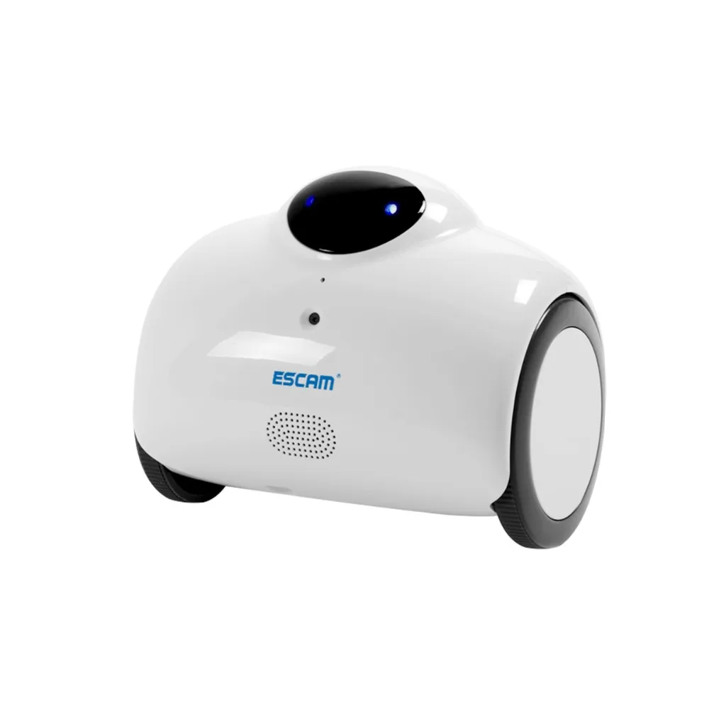 Escam робот QN02 Wi Fi мини Бытовой IP Камера 1.0MP HD 720P P2P Крытый Наблюдения Ночное Видение