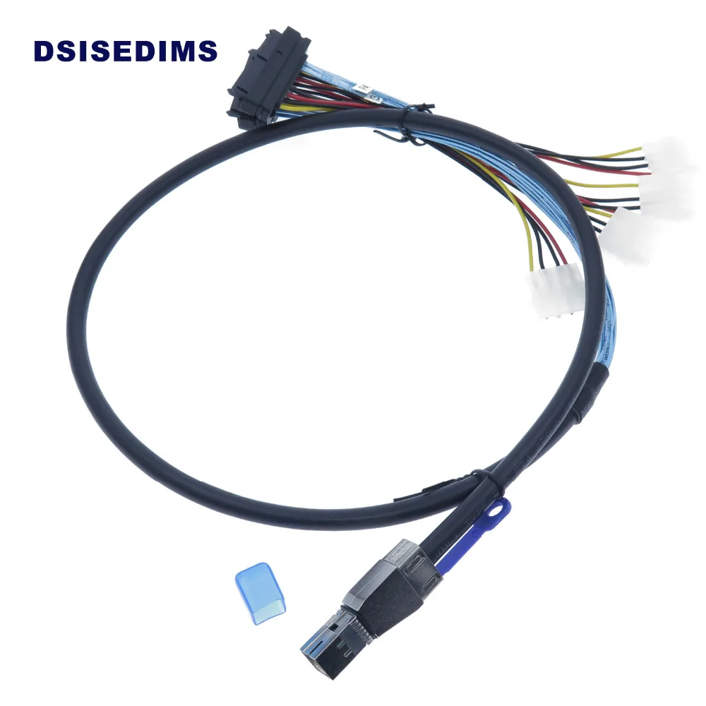 Высококачественный внешний HD Mini SAS SFF 8644 to 4 x 8482 кабель с контактными разъемами