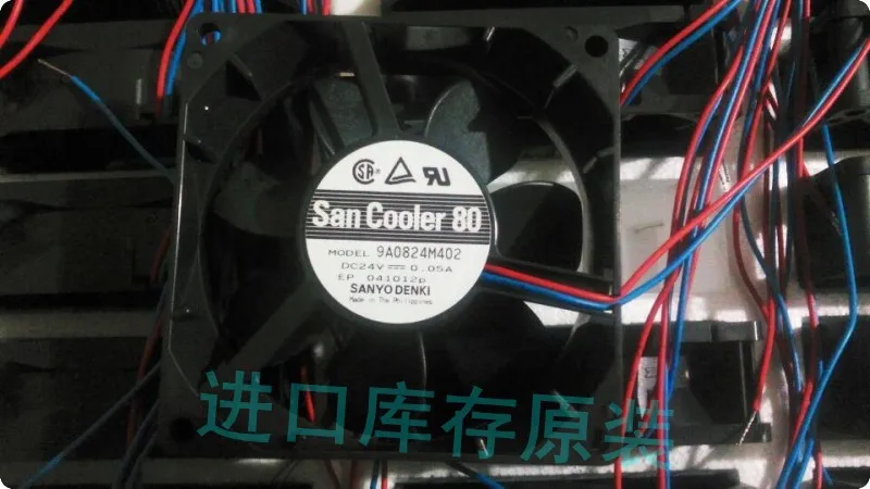

Новый оригинальный SANYO 9A0824M402 8025 24 В 0.05A с двойным шарикоподшипником, инверторный охлаждающий вентилятор