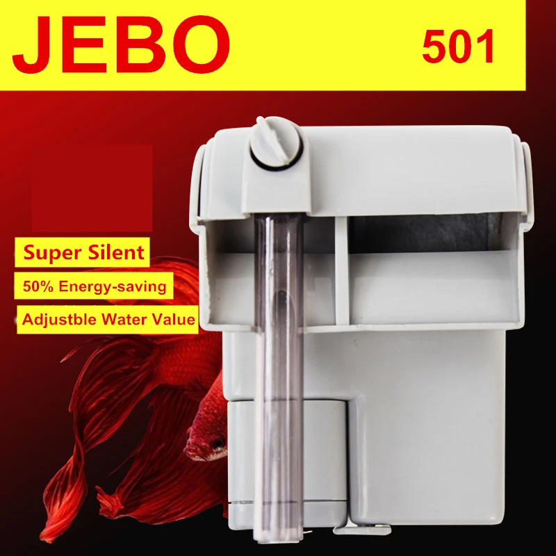 Мини фильтр JEBO для аквариума 3 5 Вт 220 240 В висячий на тонкую зеркальную циркуляцию