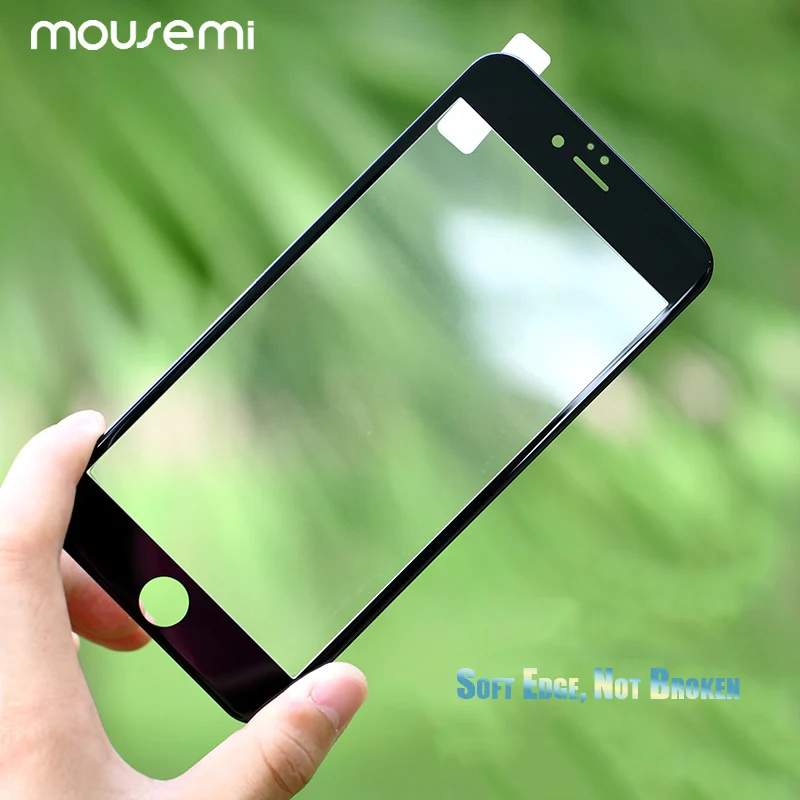 Закаленное стекло MOUSEMI 9H для iPhone 6 6S 3D X XS MAX XR 8 Plus с мягким краем полное покрытие 7 |