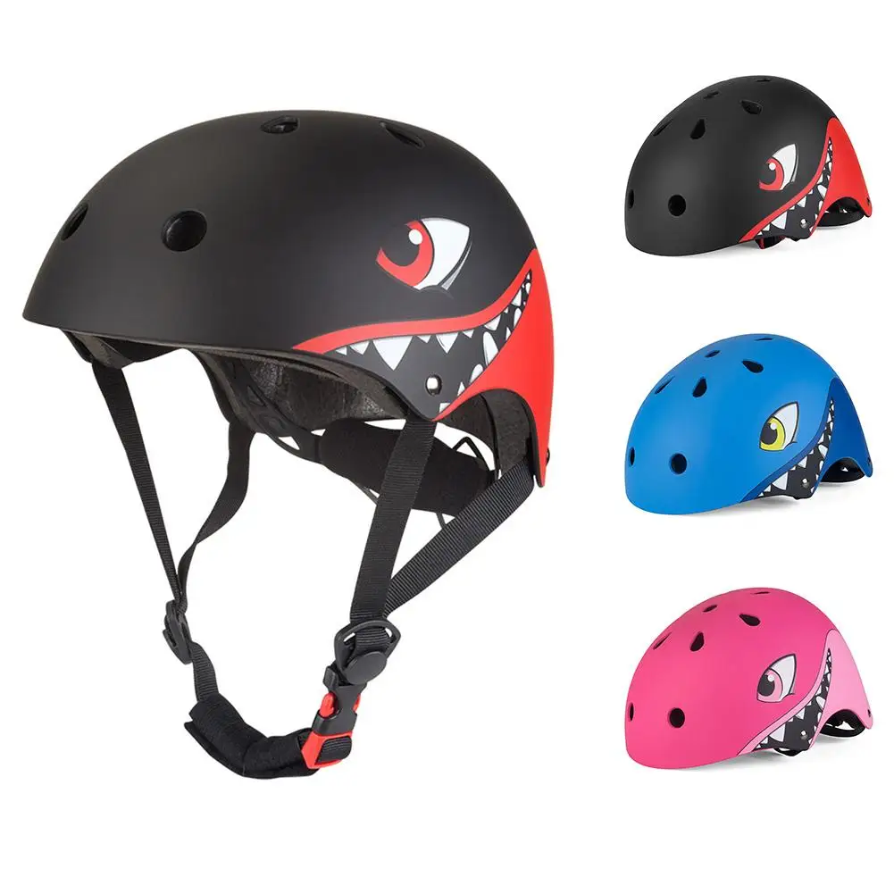 Новый милый детский шлем для электрического велосипеда катания на коньках