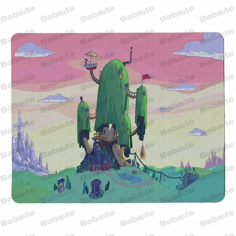 Babaite My Favorite Adventure Time красивый коврик для мышки в стиле аниме размер 18x22 см 25x29