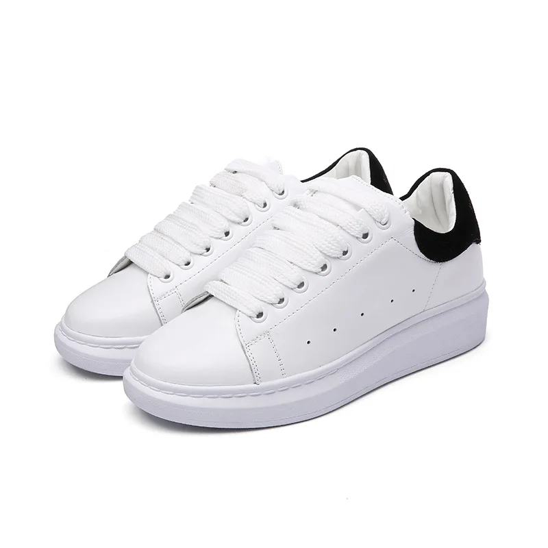 Женские туфли-оксфорды на плоской подошве кожаные туфли платформе со шнуровкой