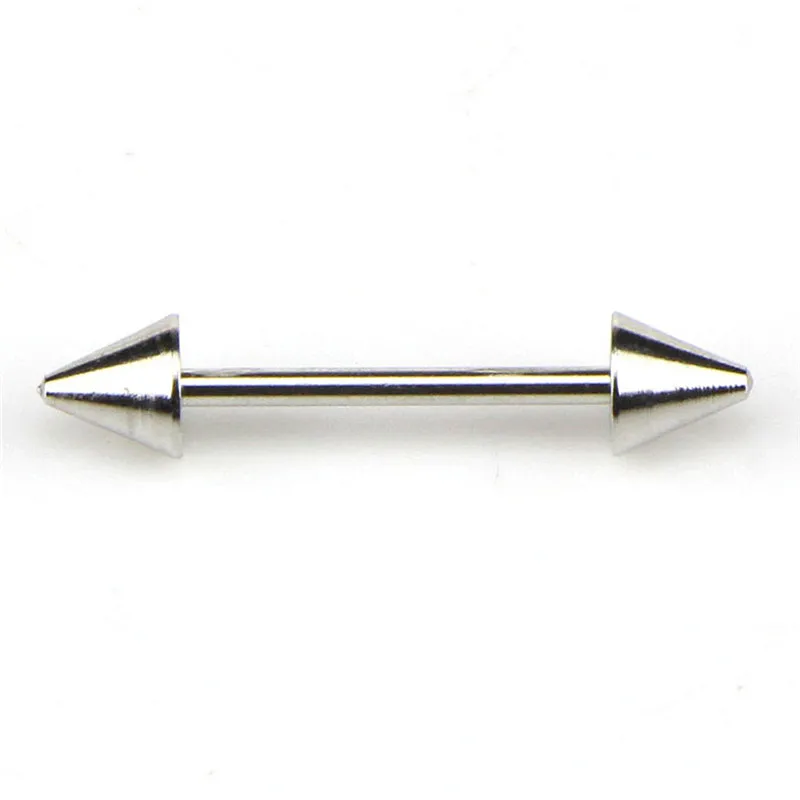 4pcs/2 Pair Tone Surgical Steel Tongue Nipple Piercing Ring Silver Women Spike Shield Body Jewelry Gift | Украшения и аксессуары