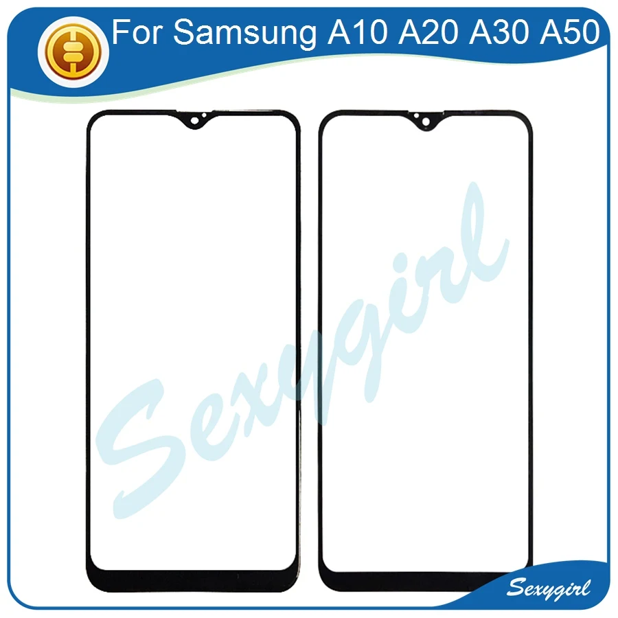 Для Samsung Galaxy A10 A20 A30 A50 A70 передний экран внешнее стекло сенсорная внешняя крышка