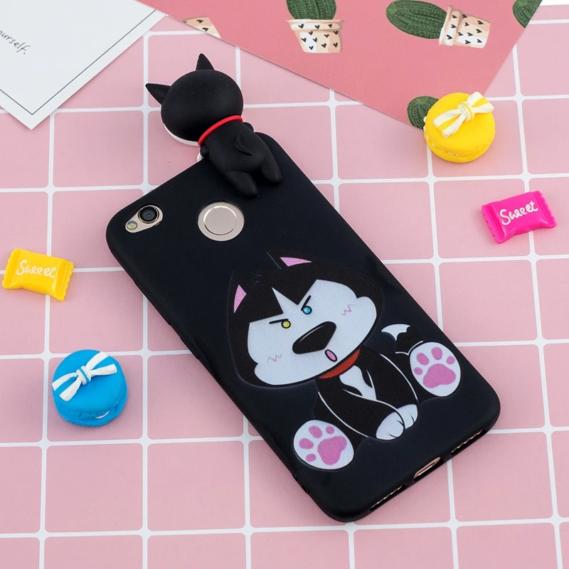 3D игрушки мультфильм чехол для Xiaomi Redmi 4X 5 0 дюймов Мягкий ТПУ Конфеты силиконовый