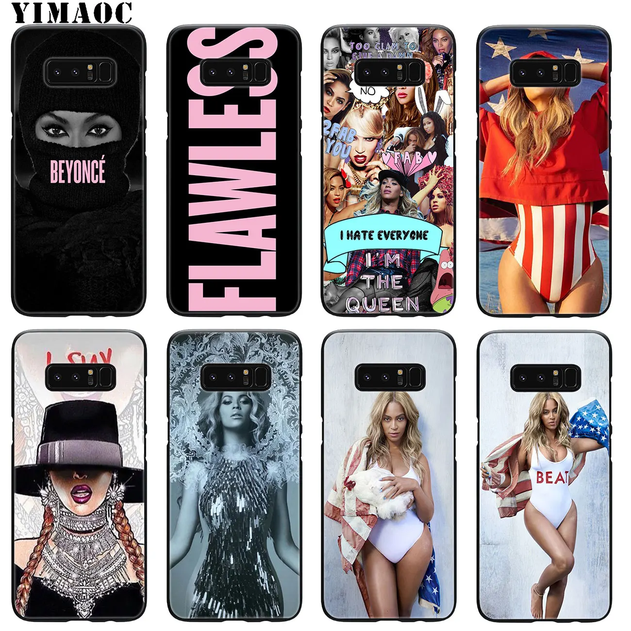 Мягкий силиконовый чехол YIMAOC Beyonce для Samsung Galaxy A6 A9 A8 A7 2018 A3 A5 2016 2017 Note 9 8 10 Plus Lite |