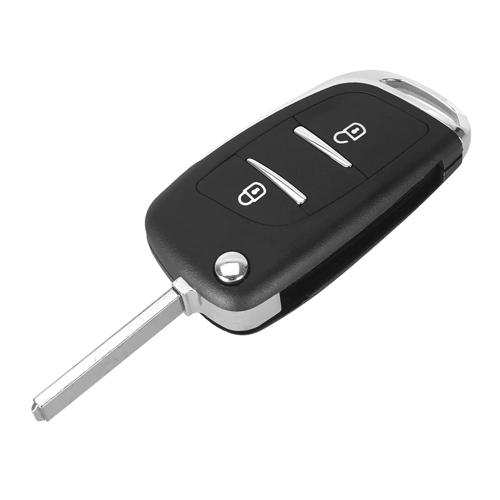 KEYYOU 2 Button Folding Key Cover For Citroen C2 C3 C4 C5 C6 C8 Modified Flip Remote Car Case Shell CE0536 VA2 Blade | Автомобили и
