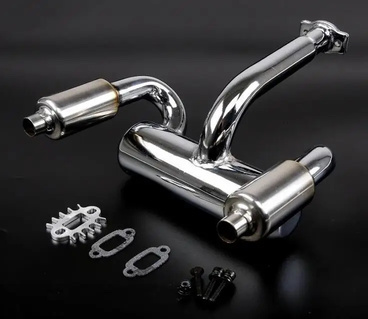 Бесшумная двойная выхлопная труба для Baja 5B 5T SC 85299