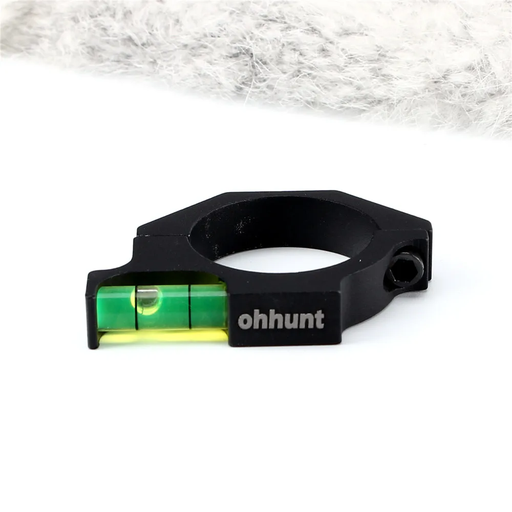 Ohhunt Тактический спиртовой пузырьковый уровень 1 дюйм 25,4 мм 30 мм рельсовая винтовка труба прицел лазерный кольцевой держатель